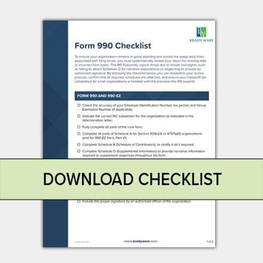 Common Form 990 Mistakes